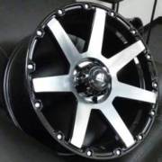 White Diamond WD-2804 Machine Black Wheels