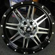 White Diamond W3310 Machine Black Wheels