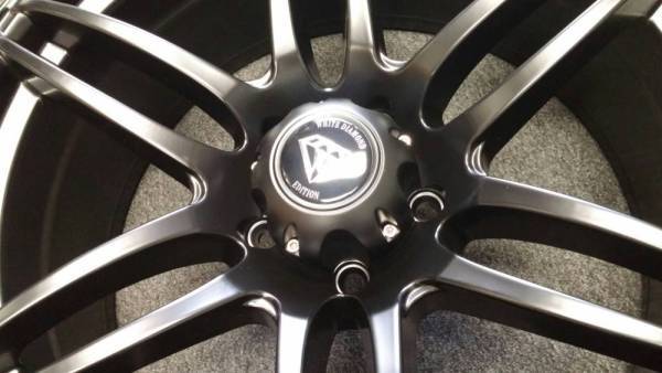 White Diamond 6007 Matte Black Truck Wheels