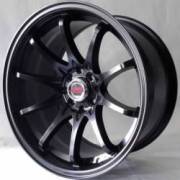 White Diamond 1018 Matte Black Wheels