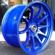 White Diamond 1018 Metallic Blue Wheels