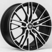 White Diamond WD-3267 Matte Machined Black Wheels