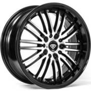 White Diamond WD-820 Machined Face Black Wheels