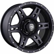 White Diamond 2757 Matte Black Wheels