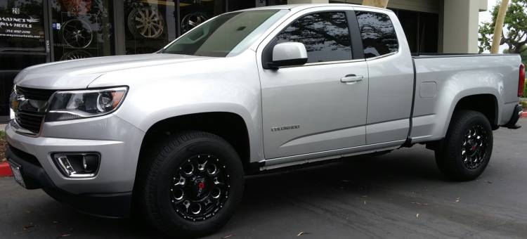 Worx 809 Rebel Wheels on 2016 Chevrolet Colorado