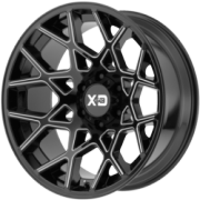 XD831 Chopstix Black Milled Wheels