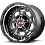 XD Series XD837 Demodog Gloss Black Milled Wheels