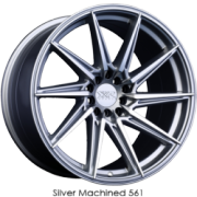 XXR 561 Silver Machined Wheels