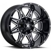 Zen Lifted Hex Black Milled Wheels